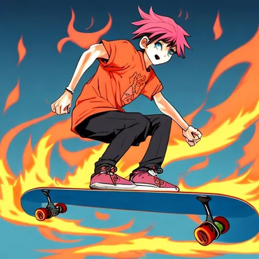 Skateboarding Anime