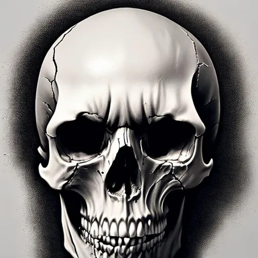 Prompt: Skull, hyper realistic
