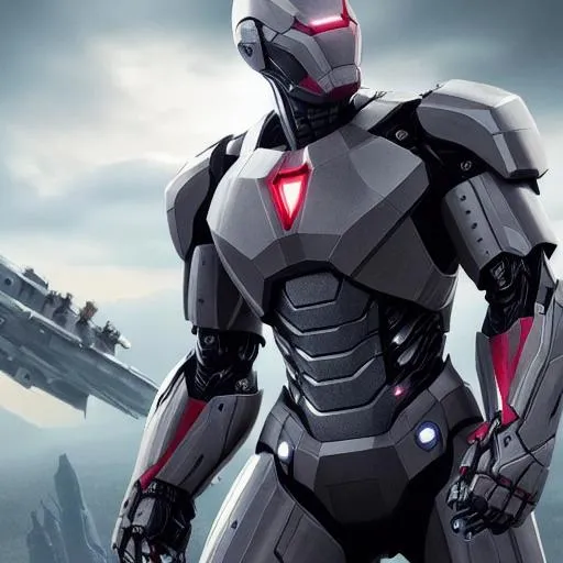 Prompt: fortnite war machine Ultra HD UHD  2K 4K 8K 12K 16K 32K 64K Photorealistic Photorealism Masterpiece Beautiful 