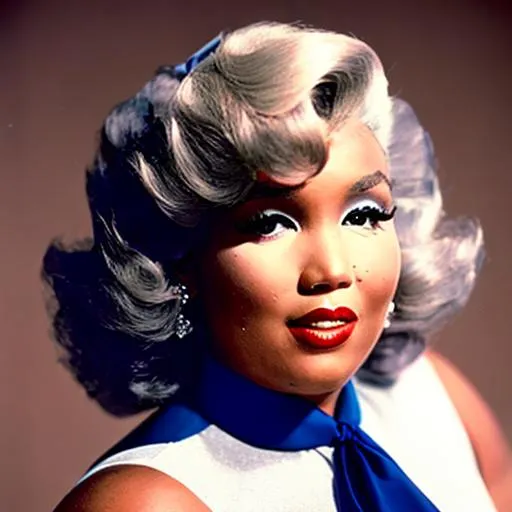 Prompt: Lizzo  as Marylin Monroe