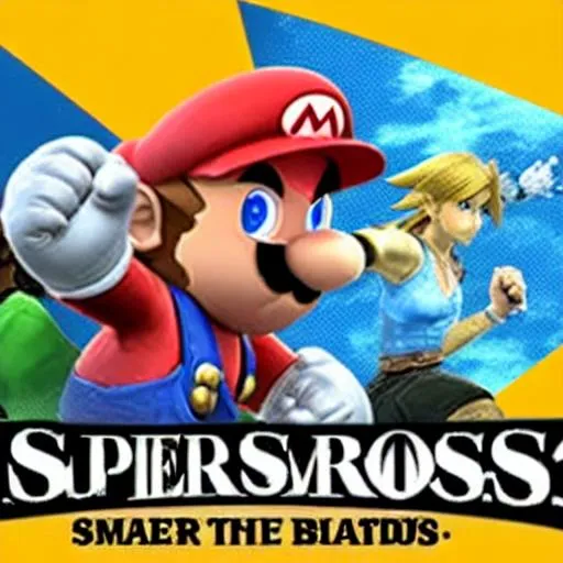 Prompt: super smash bros


