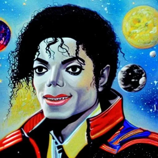 Michael Jackson in space | OpenArt