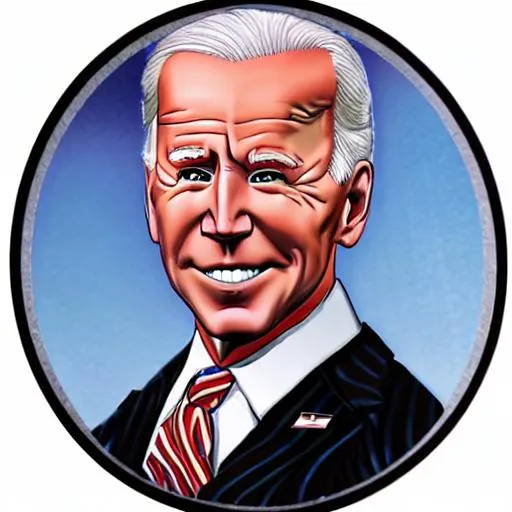 Caricatura de biden | OpenArt