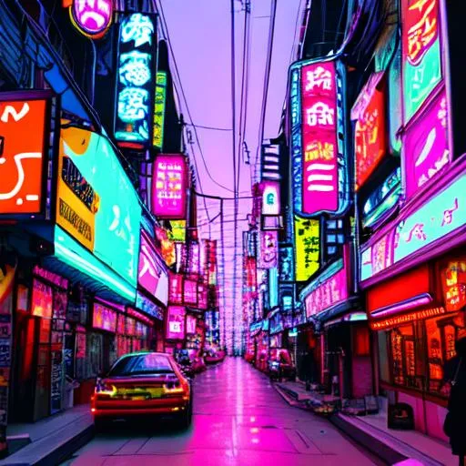 Prompt: Neon Huge Tokio