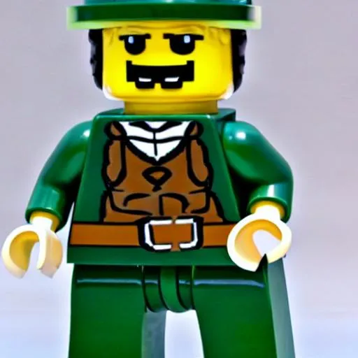 Prompt: LEGO LUIGI