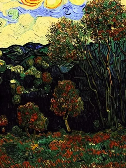 Prompt: Van Gogh style
