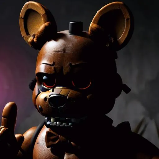 freddy fazbear from five nights at freddys brown ani