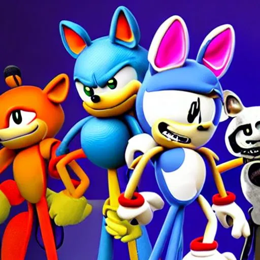 Five nights at sonic's | OpenArt