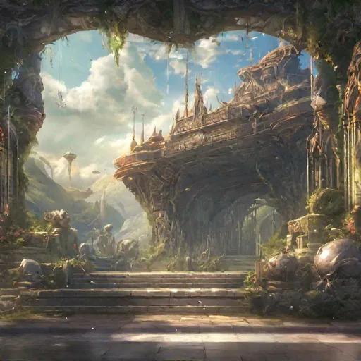 Prompt: waiting screen fantasy