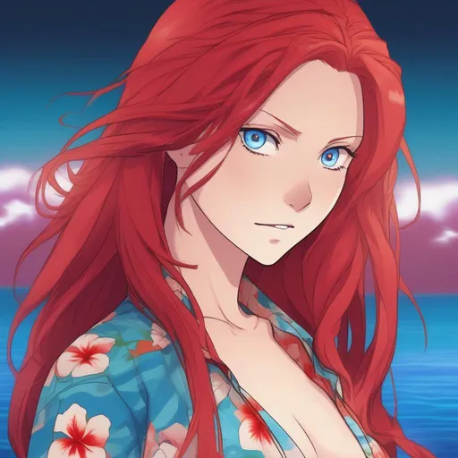LOFI Girl in Bikini on a Beach, Anime Manga Style Illustration Design,  Background, Generative AI Stock Illustration - Illustration of exotic,  comic: 280576104