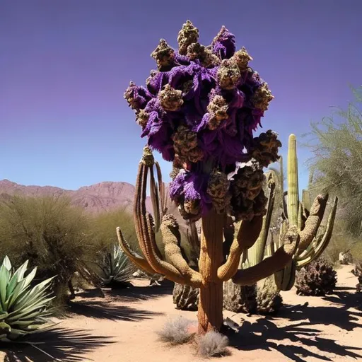 giant, marijuana tree, giant purple buds, exotic bud... OpenArt