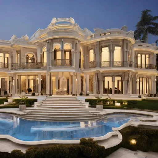 Prompt: luxury modern palace
