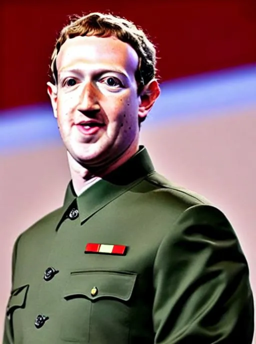 Prompt: Photo realistic portrait of an extremely detailed Mark Zuckerberg cosplaying as Xi Jinping, 30 year old
Man, world leader portrait, Mao Zedong, Xi Jinping outfit