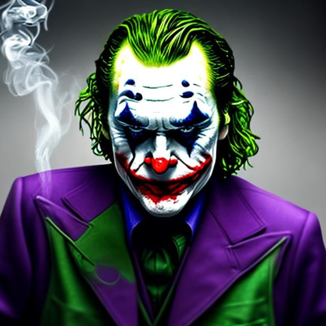 Joker 4k smoking | OpenArt