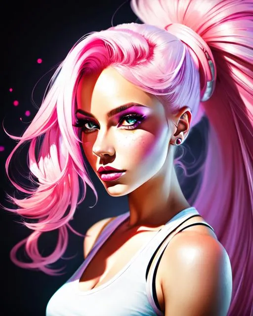Prompt: full body atompunk  woman with flying hyperdetailed  long white/pink hair and with cute face , beautiful hyperdetailed gloss lips, 
apocalyptic background , perfect composition, hyperrealistic, photorealism, super detailed, 8k, high quality, trending art, sharp focus, studio lighting, intricate details, hyperdetailed photography 