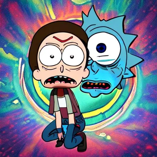 Smoky Design cartoon rick and morty rick sanchez wallpaper Price