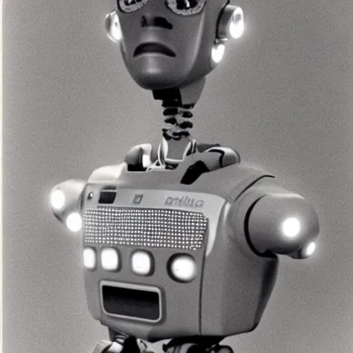 Prompt: Reggie filsaime as a robot