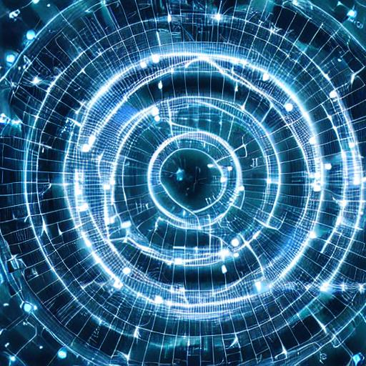 Binary code in a quantum probability field | OpenArt