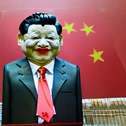 Prompt: xi jinping chucky doll