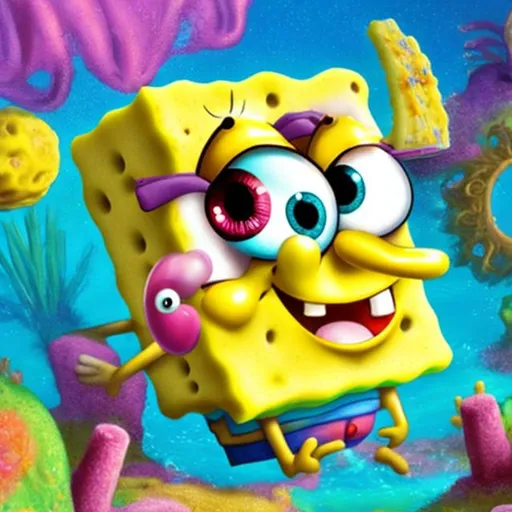 Prompt: Sponge Bob
