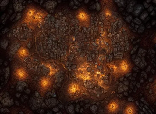 Prompt: D&D, dwarven city map, realistic 4k