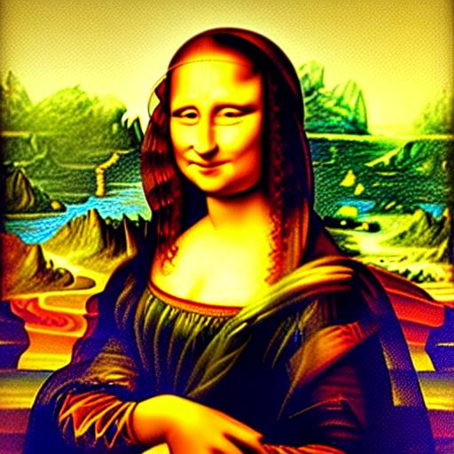 The Mona Lisa with an extended background | OpenArt