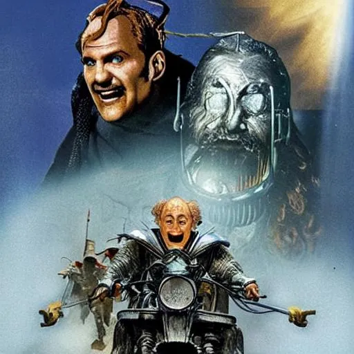 Prompt: wizard of oz wheelers mad max fury road