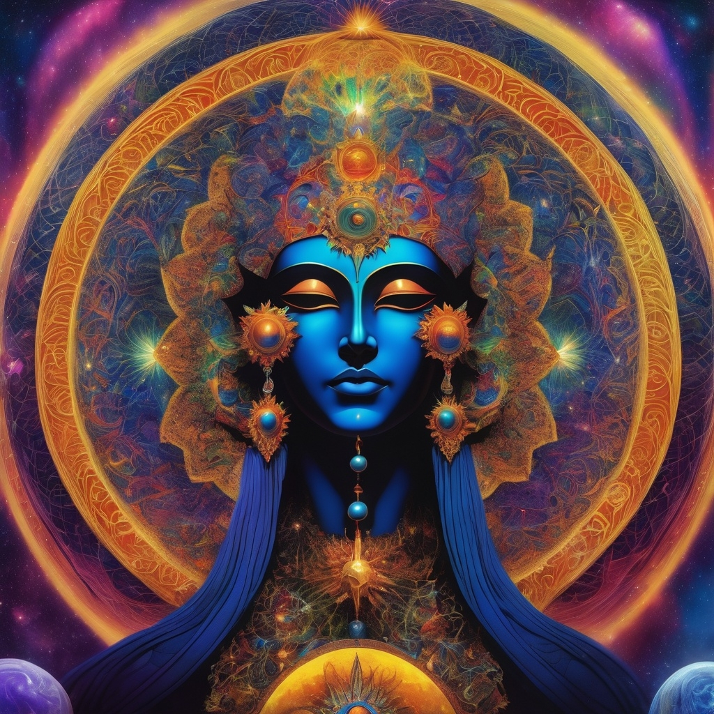 psychedelic deity .I am a paradox of birthless birth...