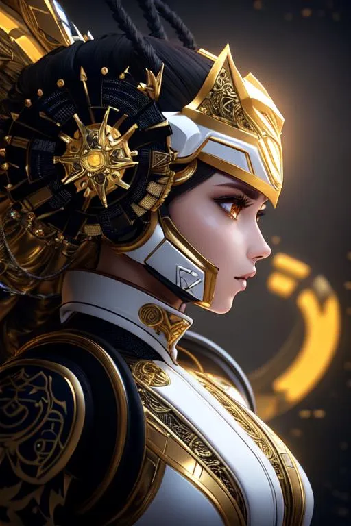 Prompt: show face, an intricate girls exoskeleton, white matte & gold armor, pale skins, juicy, futuristic mecha armor, cleopatra, juicy, tron, 3d, Splash art, front, epic Instagram, artstation, hyperdetailed intricately detailed, intricately detailed full helmet, unreal engine, fantastical, intricate detail, splash screen, complementary colors, Sci-fi concept art, 8k, heavy strokes, splash arts, full height, full body