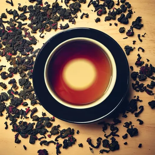 Prompt: My mind in a cup of tea