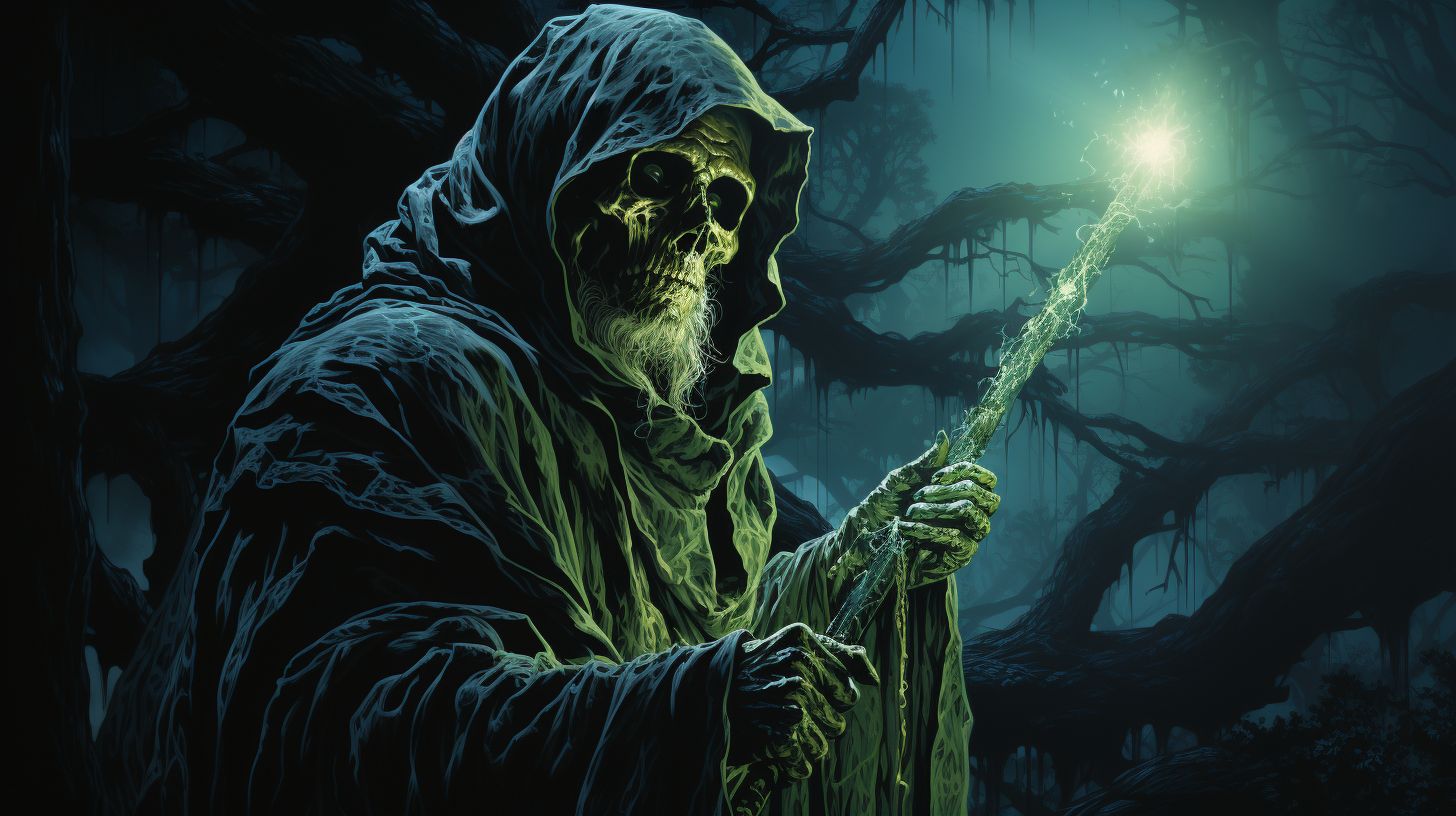 Wallpaper skull reaper, death, fantasy, art desktop wallpaper, hd image,  picture, background, 1f4b00 | wallpapersmug