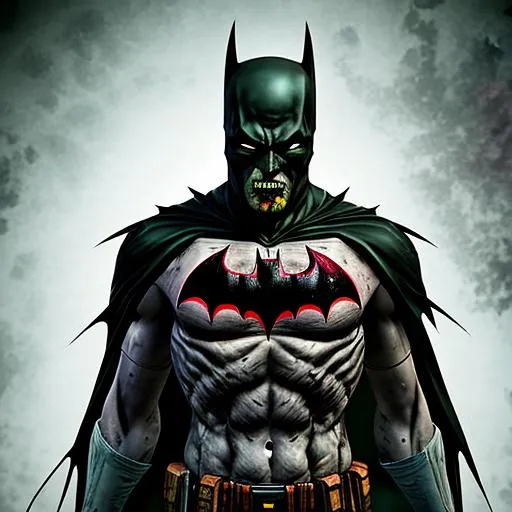 Prompt: Zombie Batman in the style of REALISTIC VISION V1.3