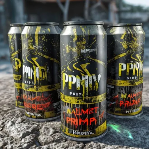 Prompt: Call of Pripyat major energy drink

