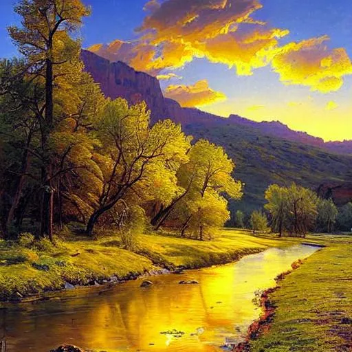 New Mexico, landscape, sunset, beautiful artwork by... | OpenArt