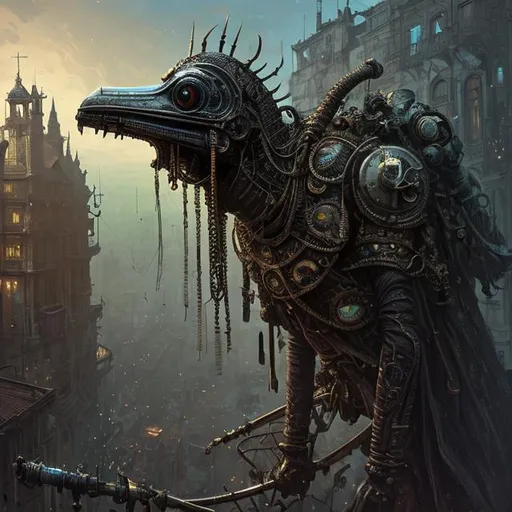 Prompt: "Insanely detailed cinematic hyperrealistic photographic portrait of a "majestic beautiful victorian Steampunk Plague doctor" and a "noir city", intricate and hyper-detailed painting by Ismail Inceoglu Huang Guangjian and Dan Witz CGSociety ZBrush Central fantasy art album cover art 4K 64 megapixels 8K resolution HDR epic scale"
Dungeons & Dragons : Donut-Mimic gorgeous sensual satanic DBZ anime Android 18 Twins dressed in dripping bloody latex, centered all in one shot, horror, intricate, sharp focus, illustration, highly detailed, digital painting, concept art, art by Naoto Hattori & WLOP & Artgerm & Greg Rutkowski & Alphonse Mucha & Karol Bąk & Robert Venosa masterpiece sinister, great composition