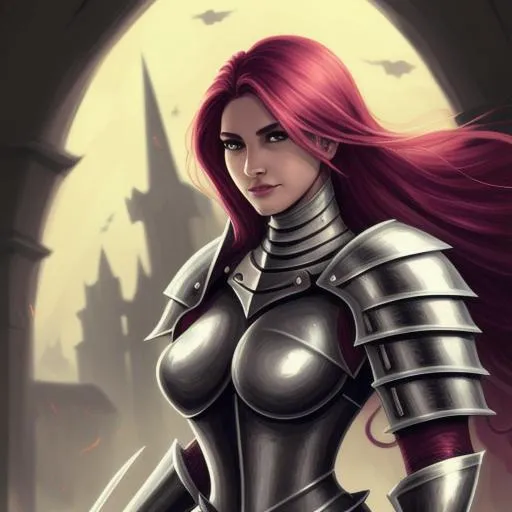 Prompt: Knight Woman