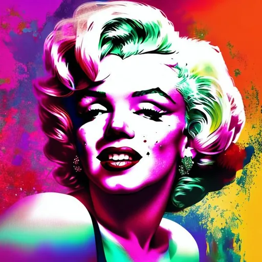 Prompt: Picture of Marilyn Monroe, posing provocatively in full vibrant colors, perfect composition, hyper realistic, super detailed, 2k, high quality, trending art, trending on art station, sharp focus, studio photo, intricate details, highly detailed.