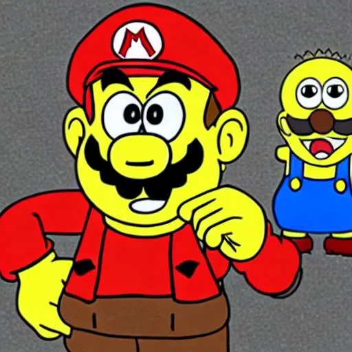 Mario in Spongebob | OpenArt