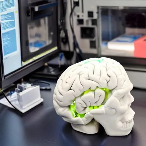 3d bioprinting a brain | OpenArt