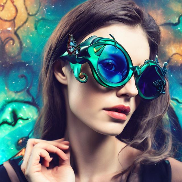 lovecraftian butterfly style sunglasses | OpenArt