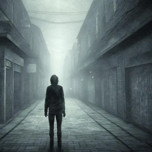 Prompt: Silent Hill reimagining 