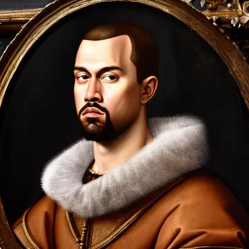 Prompt: Renaissance Portrait of Kayne West
