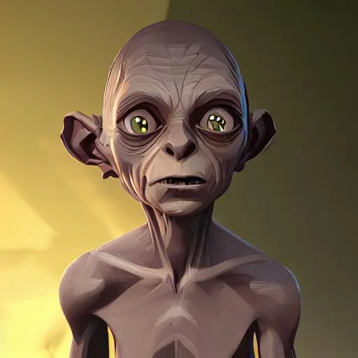 Prompt: Gollum