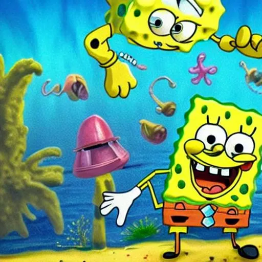 Prompt: spongebob
