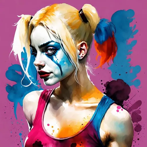 Prompt: harley quinn