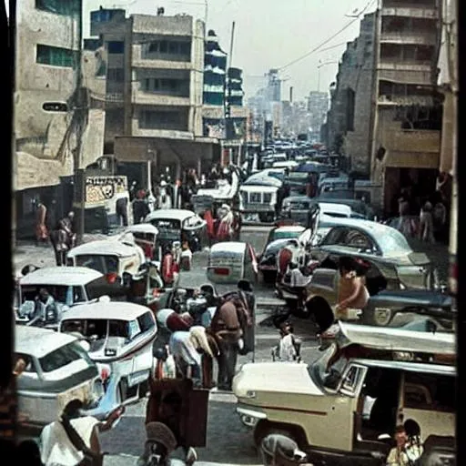 Prompt: life in 1960s in Egypt