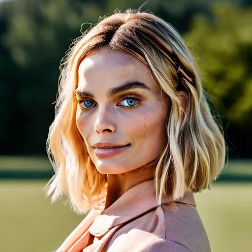 Prompt: Margot Robbie as Dobby from Harry Potter 