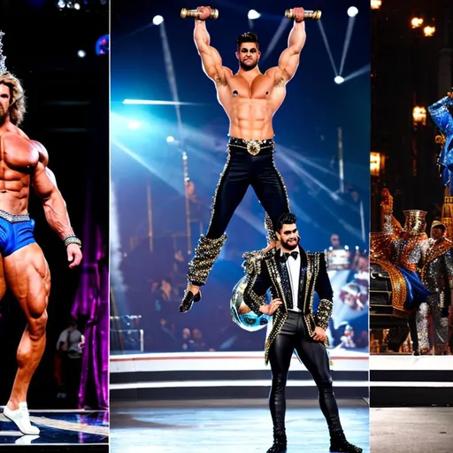 30 foot tall bodybuilder vs 7-foot-tall runway model&mldr; | OpenArt