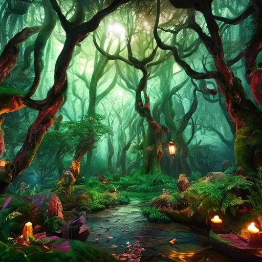 Prompt: magical forest


