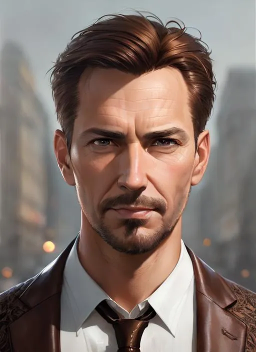 tony stark (rdj) in anime-show style art | OpenArt